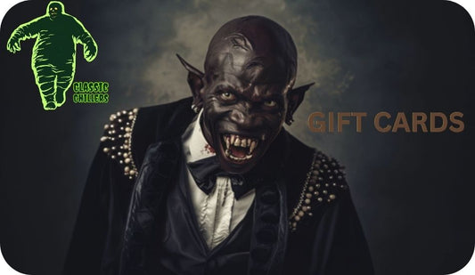 Classic Chillers Horror Themed Gift Cards